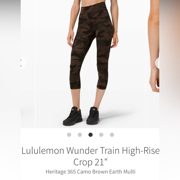 Lululemon Wunder Under 21" - size 4 - Picture 1 of 5